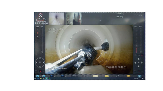 Lateral Launch Sewer/Drain Pipe Inspection Branch Line Inspection Van Installed Robotic Crawler