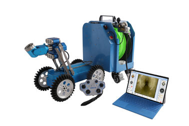Computer Controlled CCTV Inspection Camera , Sewer Pipe Inspectin Robot Camera