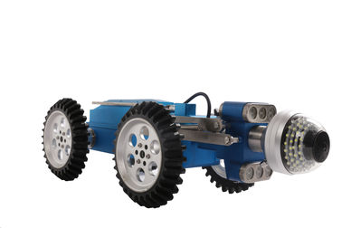 Fish Eye Camera Robotic Crawler Pipe Inspection System 360 Degree View For Pipe